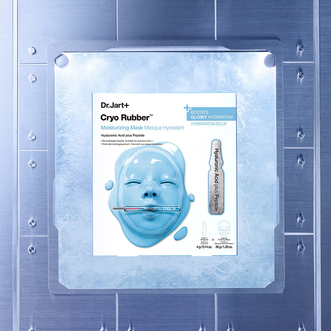 Набор косметический Dr.Jart+ Cryo Rubber Moisturizing Mask:(Концентрат для лица увлажняющий,4 г; Увлажняющая маска для лица,36 г) - фото 5