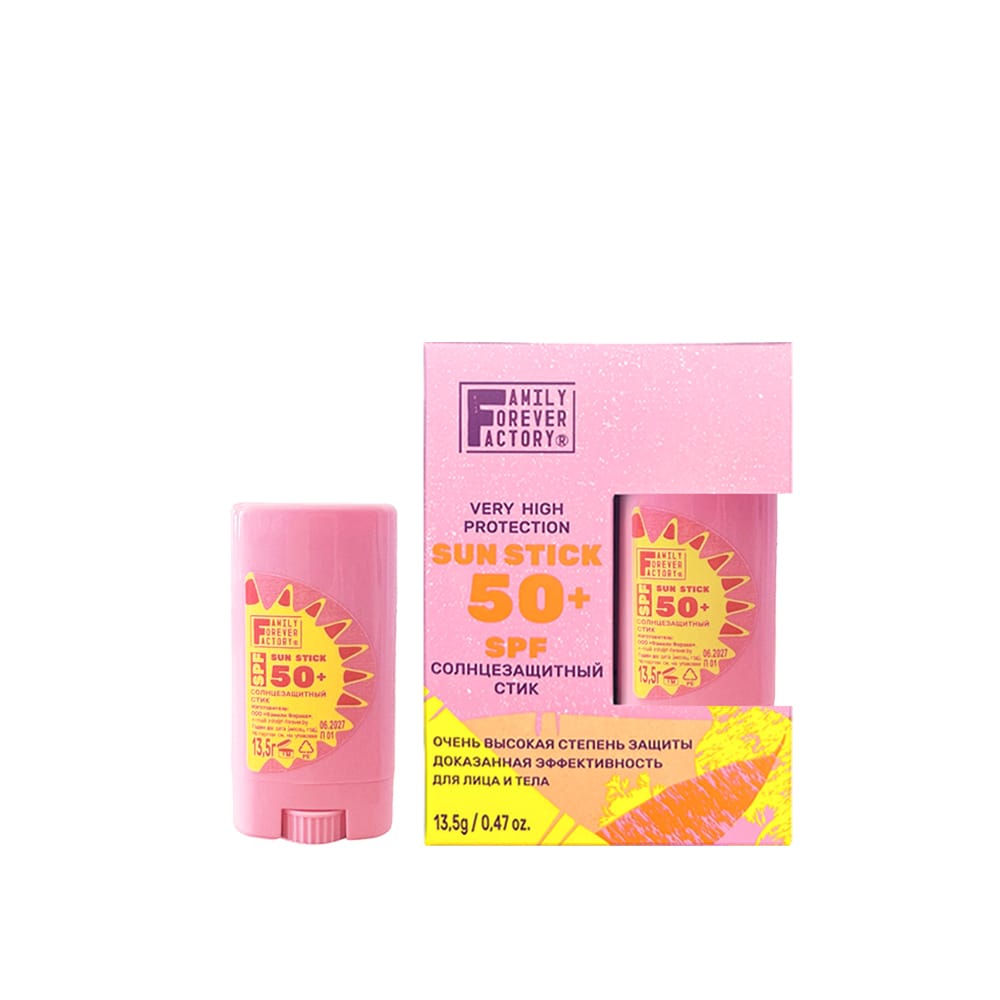 Солнцезащитный стик SPF50 Family Forever Factory