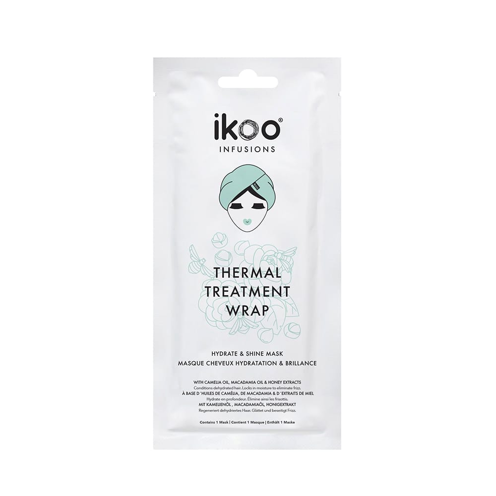 Маска-обертывание для восстановления волос «Увлажнение и блеск» ikoo infusions Thermal Treatment Wrap Hydrate&Shine Mask 35 гр.