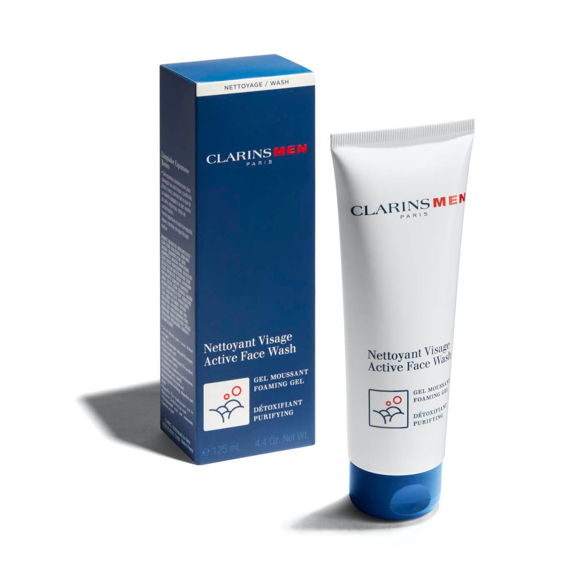 Очищающий гель для умывания для мужчин CLARINS MEN Active Face Wash, 125 мл - фото 2