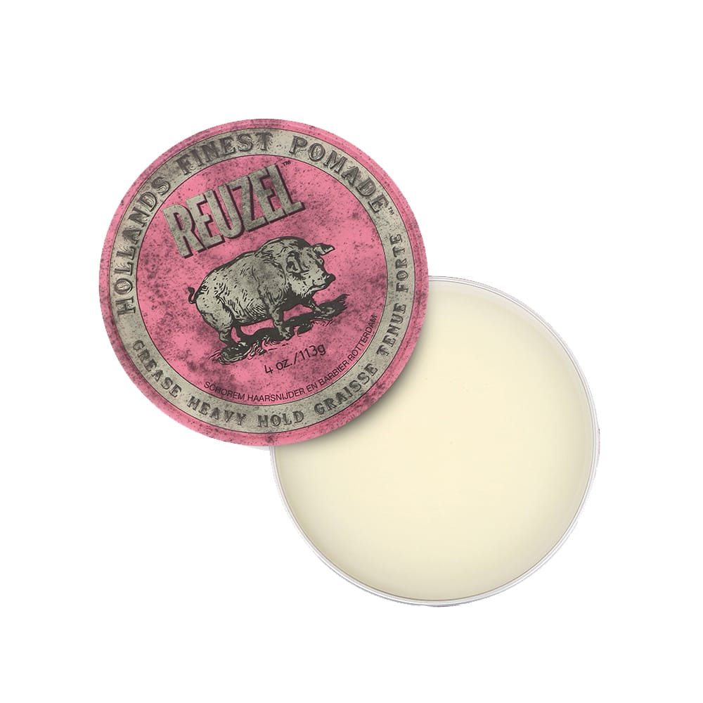 Розовая помада Reuzel Grease Heavy Hold