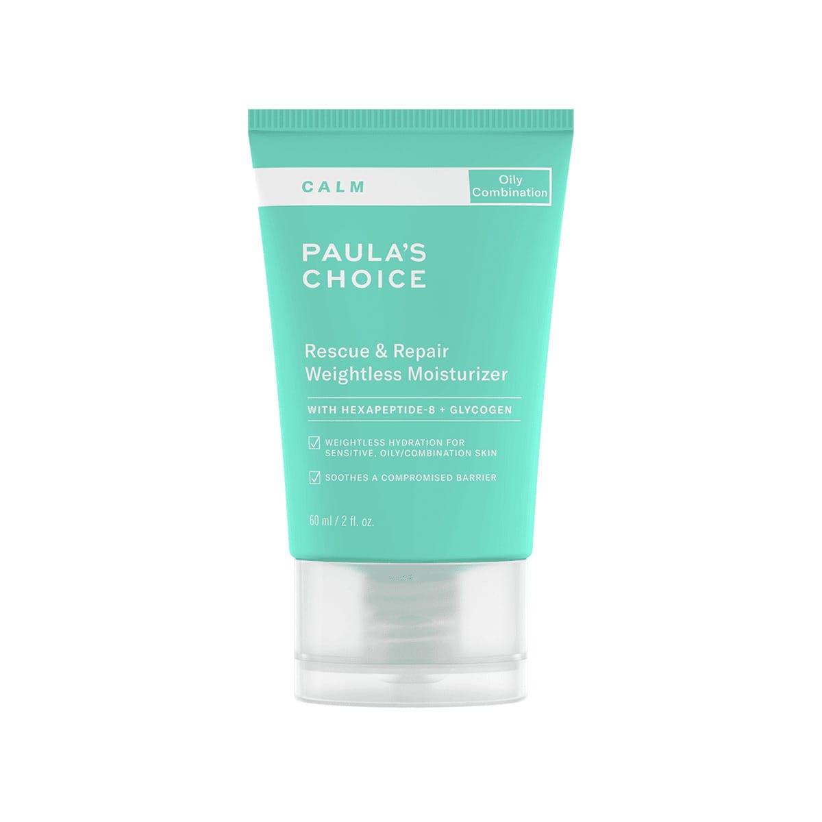 Paula's Choice Calm Rescue & Repair Weightless Moisturizer/Невесомый увлажняющий крем для чувствительной кожи (нормальной, жирной, комбинированной), 60 мл.