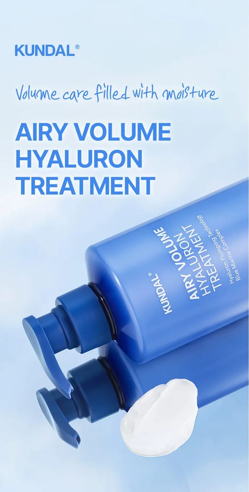 Увлажняющий кондиционер для придания волосам объёма Airy Volume Hyaluron Treatment Blossom Breeze, 500 мл - фото 3
