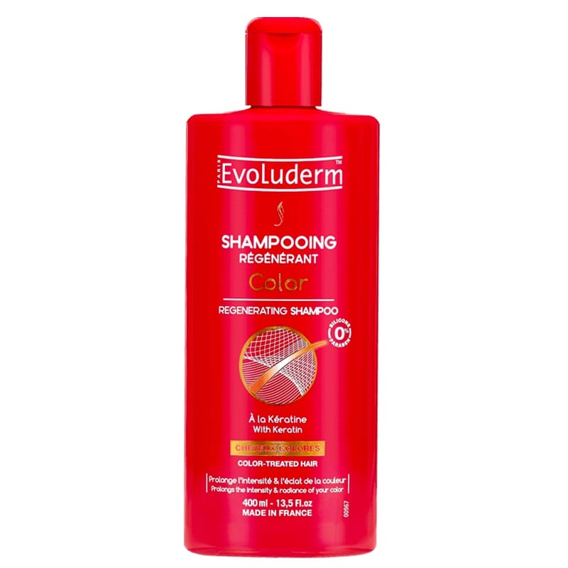 Восстанавливающий шампунь для окрашенных волос с Кератином Color Regenerating Shampoo With Keratin, 400 мл