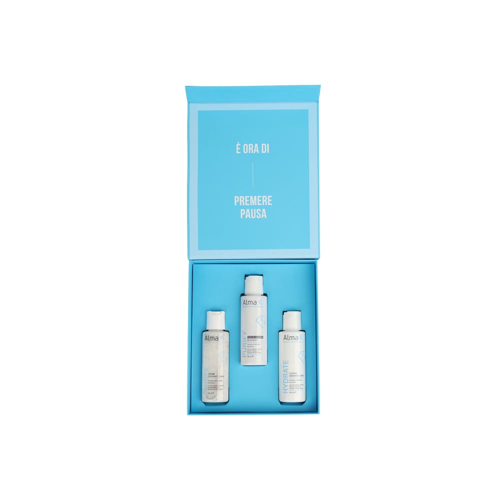 Набор: Увлажняющий лосьон для тела Hydrate/Moisturizing Body Lotion 100 мл+Отшелушивающее жидкое мыло для тела Purify/Exfoliating Body Soap 100 мл+Гель для душа Purify/Relaxing Shower Gel 100 мл - фото 2