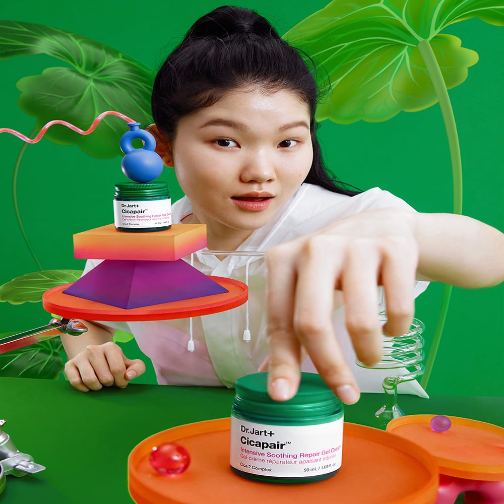 Интенсивный успокаивающий восстанавливающий крем-гель Dr.Jart+ Cicapair Intensive Soothing Repair Gel Cream 50 мл - фото 5