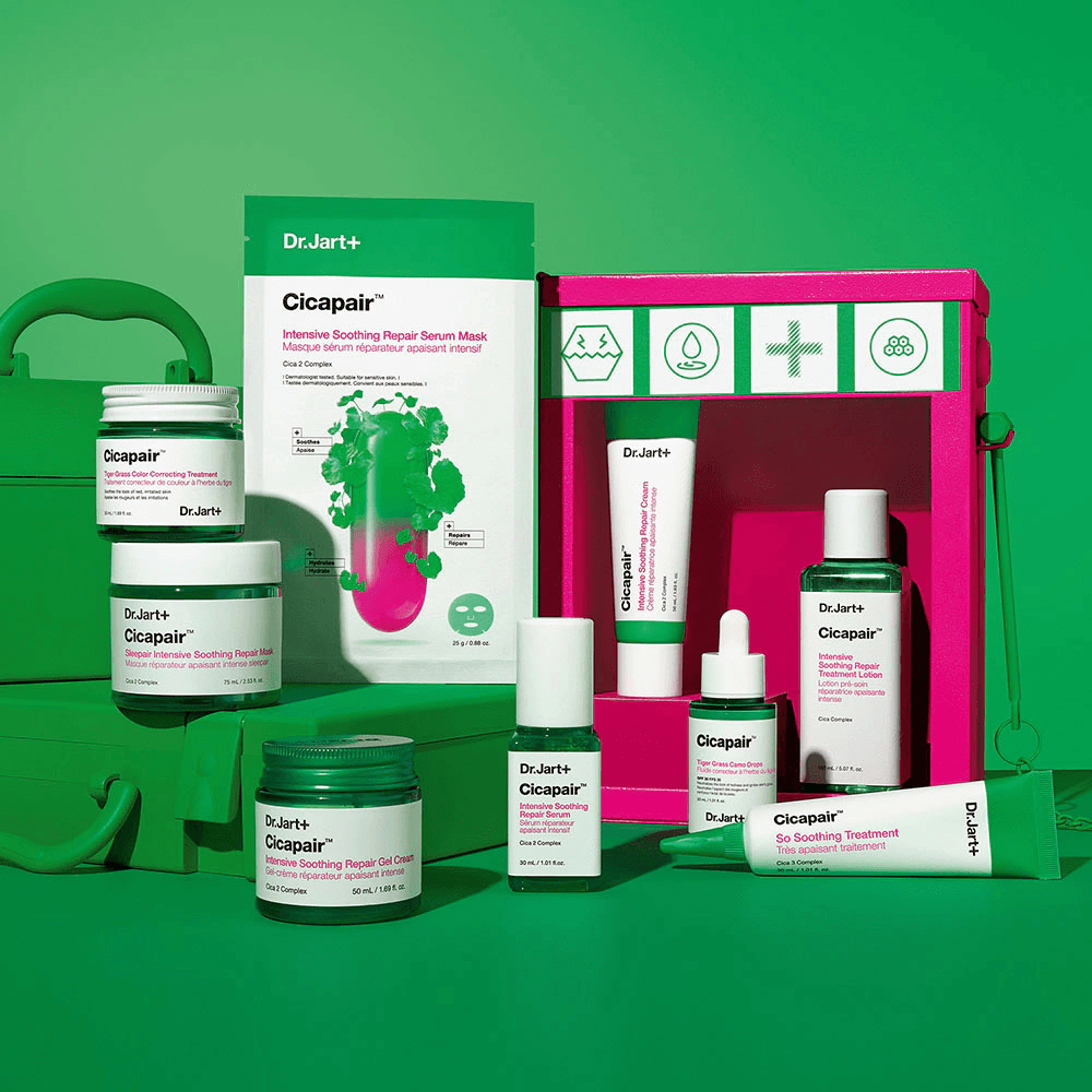 Успокаивающая маска-сыворотка антистресс Dr.Jart+ Cicapair Intensive Soothing Repair Serum Mask 25 г - фото 4