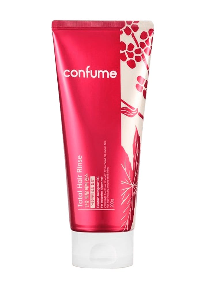 Кондиционер для волос c касторовым маслом Confume Total Hair Rinse, 200 мл
