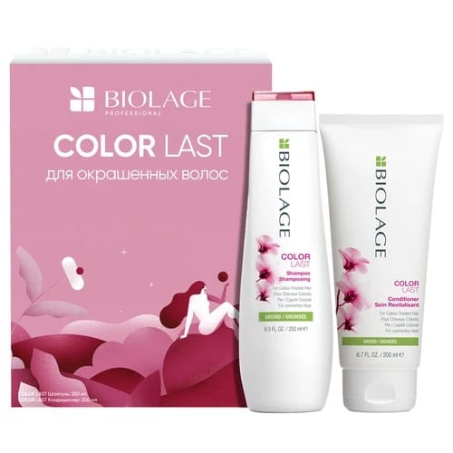 Косметический набор Colorlast (Шампунь, 250 мл + Кондиционер, 200 мл)