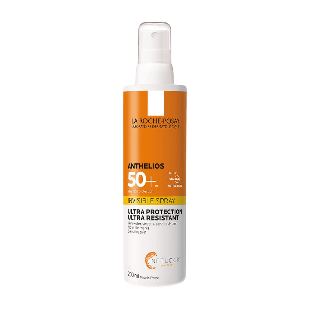 Солнцезащитный невидимый спрей для лица и тела Anthelios SPF 50+, 200 мл