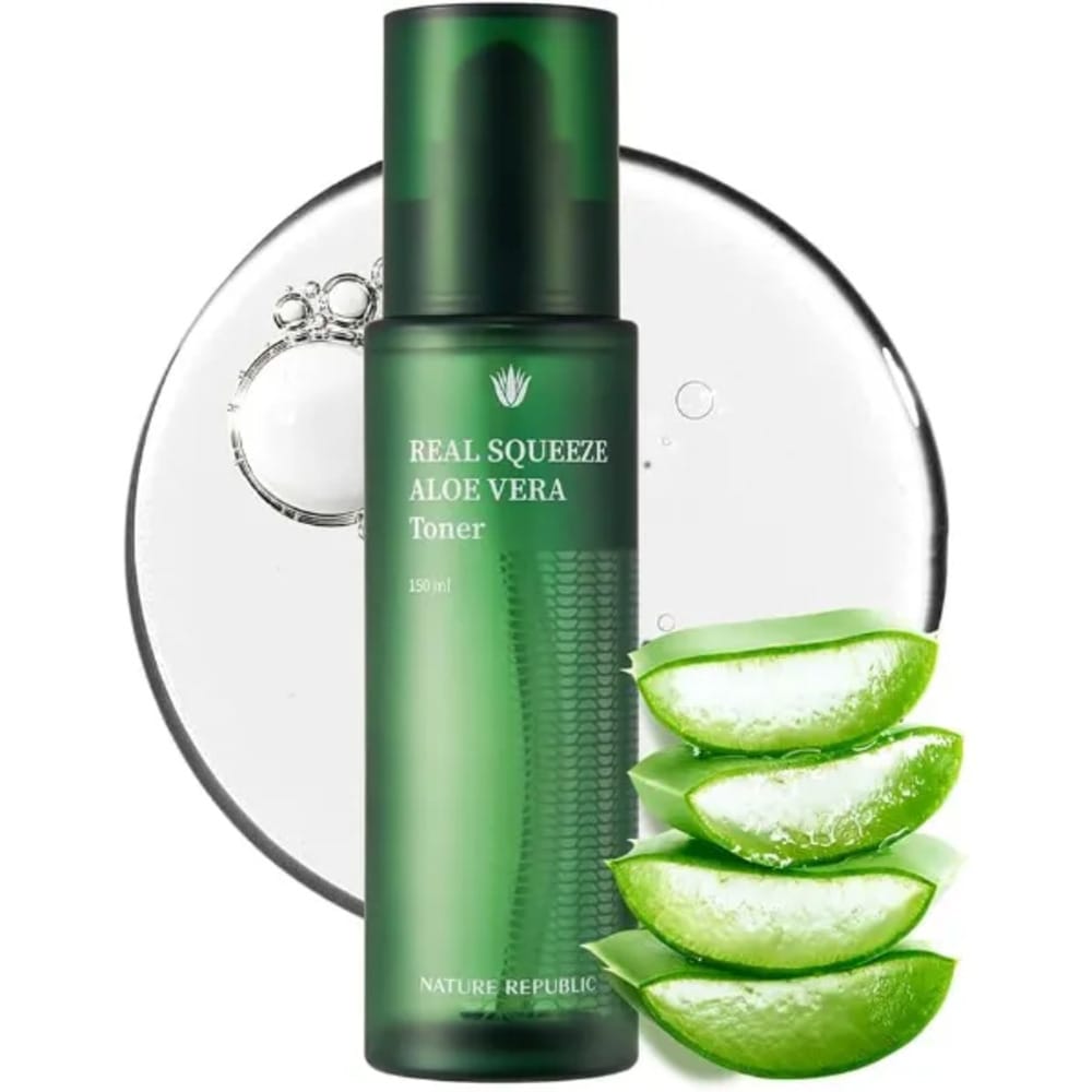 Увлажняющий тонер для упругости и гладкости кожи лица Real Squeeze Aloe Vera Toner, 150 мл - фото 4