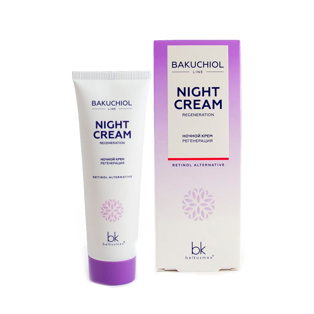 Ночной крем регенерация Bakuchiol line, 50 г