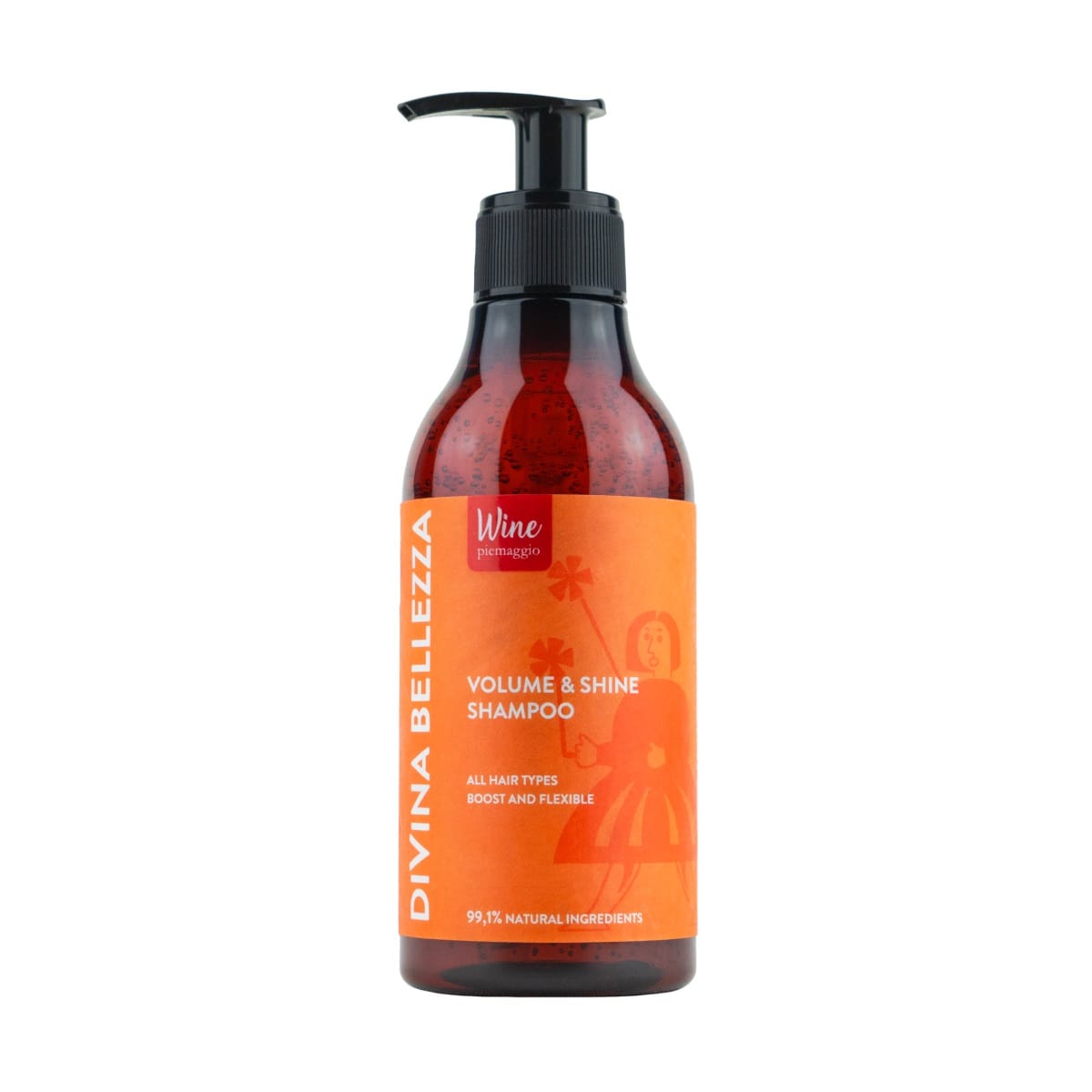 Шампунь для объема и сияния волос, Volume and Shine Hair Shampoo, 300 мл