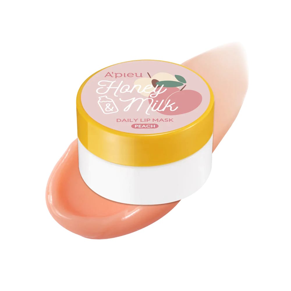 Восстанавливающая маска для губ A'pieu Honey & Milk Daily Lip Mask (Peach), 6 мл - фото 2
