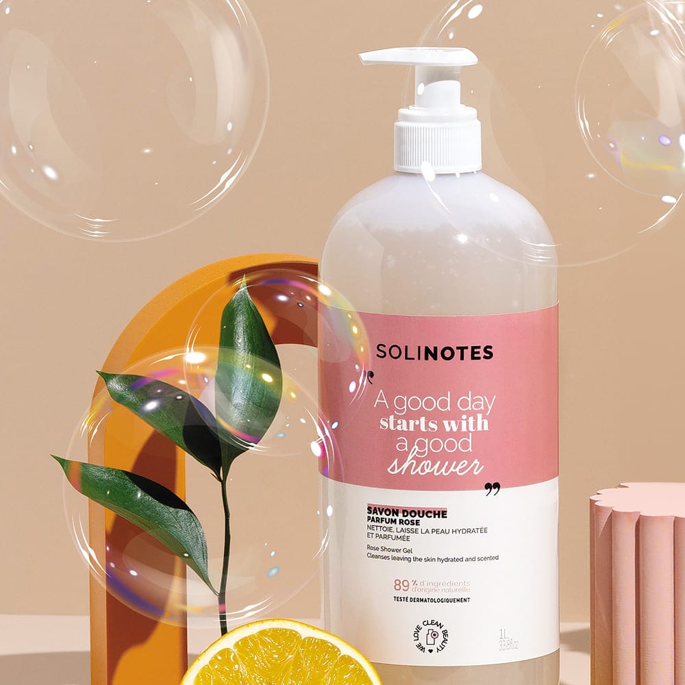Гель для душа с ароматом розы Solinotes Rose Shower Gel, 1л - фото 3