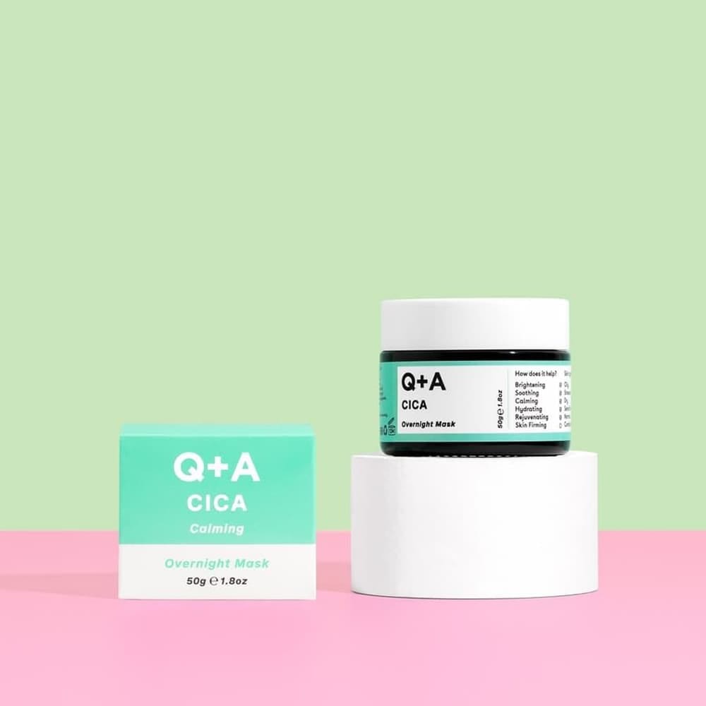 Q+A Успокаивающая ночная маска для лица Q+A Cica Overnight, 50 г - фото 2