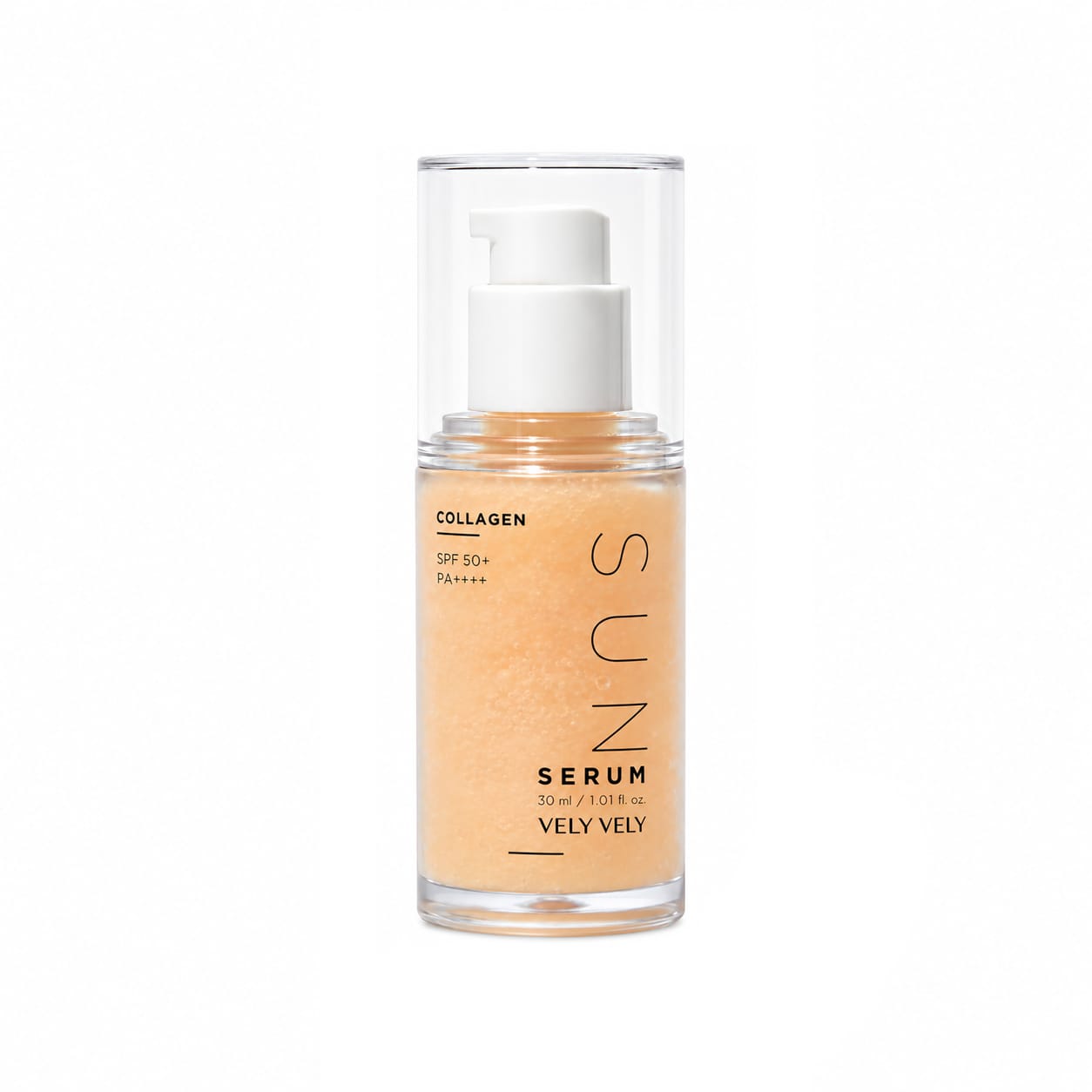 Увлажняющая солнцезащитная сыворотка для лица SPF50+ PA++++ Vely Vely Collagen Sun Serum, 30 мл