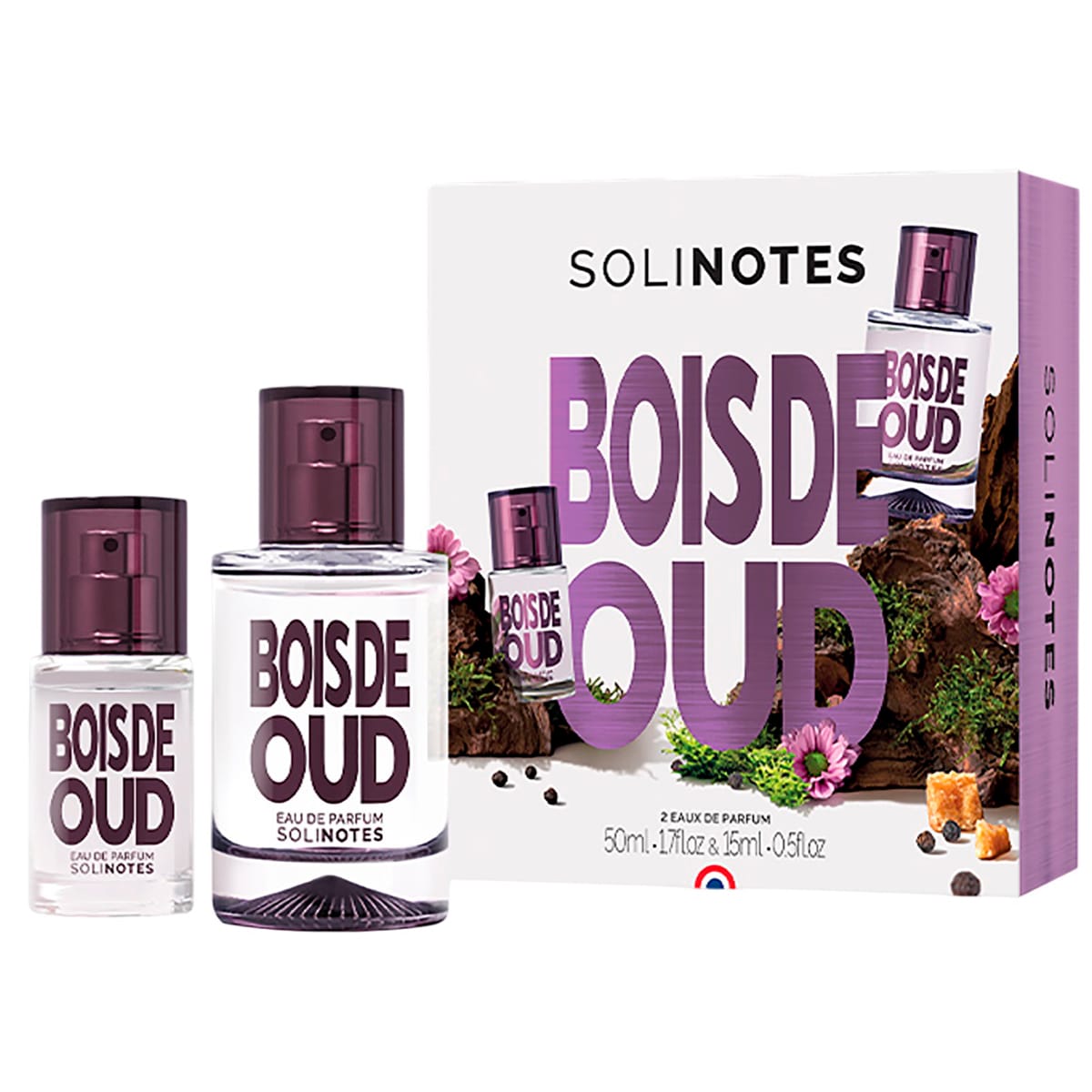 Парфюмерный набор Solinotes Bois De Oud (Парфюмерная вода, 50 мл+Парфюмерная вода, 15 мл)