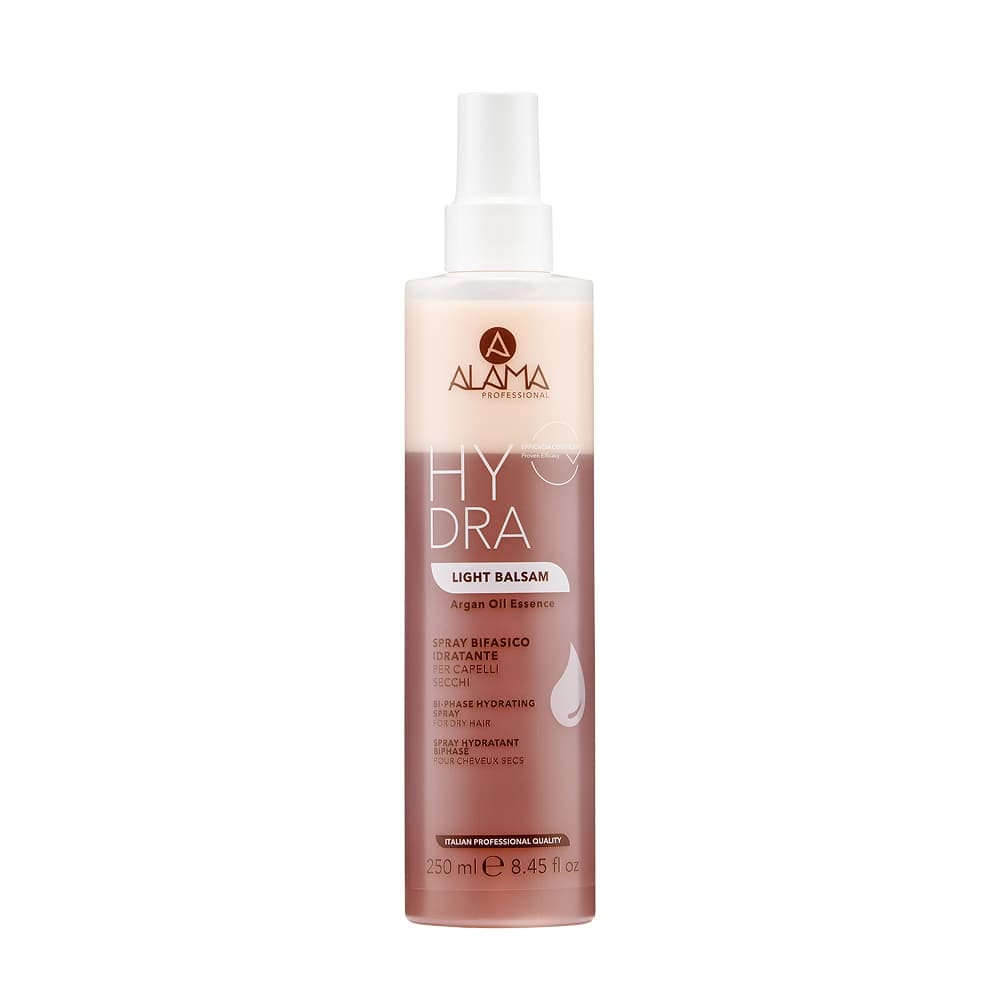 Alama-Двухфазный увлажняющий бальзам-спрей для волос Alama HYDRA LIGHT BALSAM, 250 мл