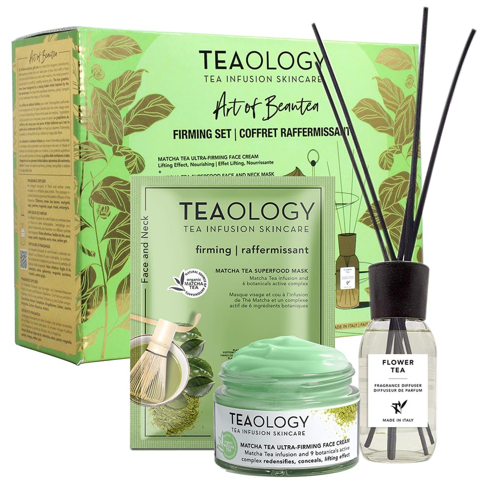Набор для ухода за телом Matcha Tea Ultrafirming Face Cream 50 мл + Matcha Tea Superfood Face and Neck Mask 21 мл + Home Fragrance
