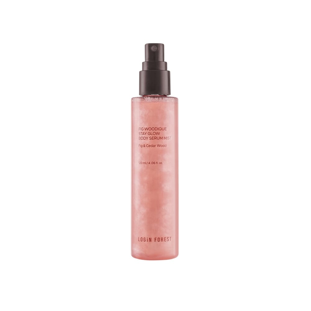 Увлажняющая, придающая сияние сыворотка-мист для тела  Fig Woodique Stay Glow Body Serum Mist, 120 мл