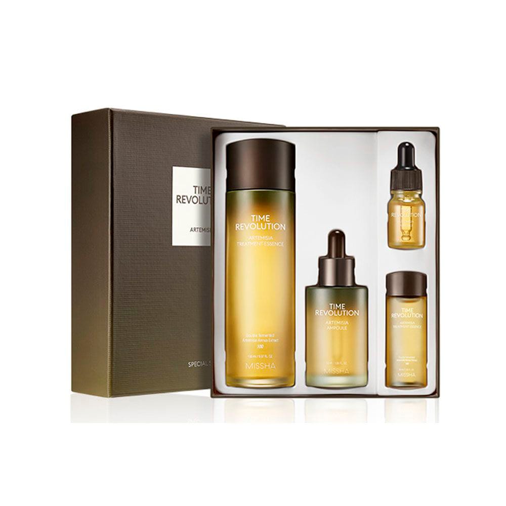 Косметический набор Time Revolution Artemisia Special Set (Эссенция Time Revolution Artemisia Treatment Essence, 150 мл + Сыворотка Time Revolution Artemisia Ampoule, 50 мл)