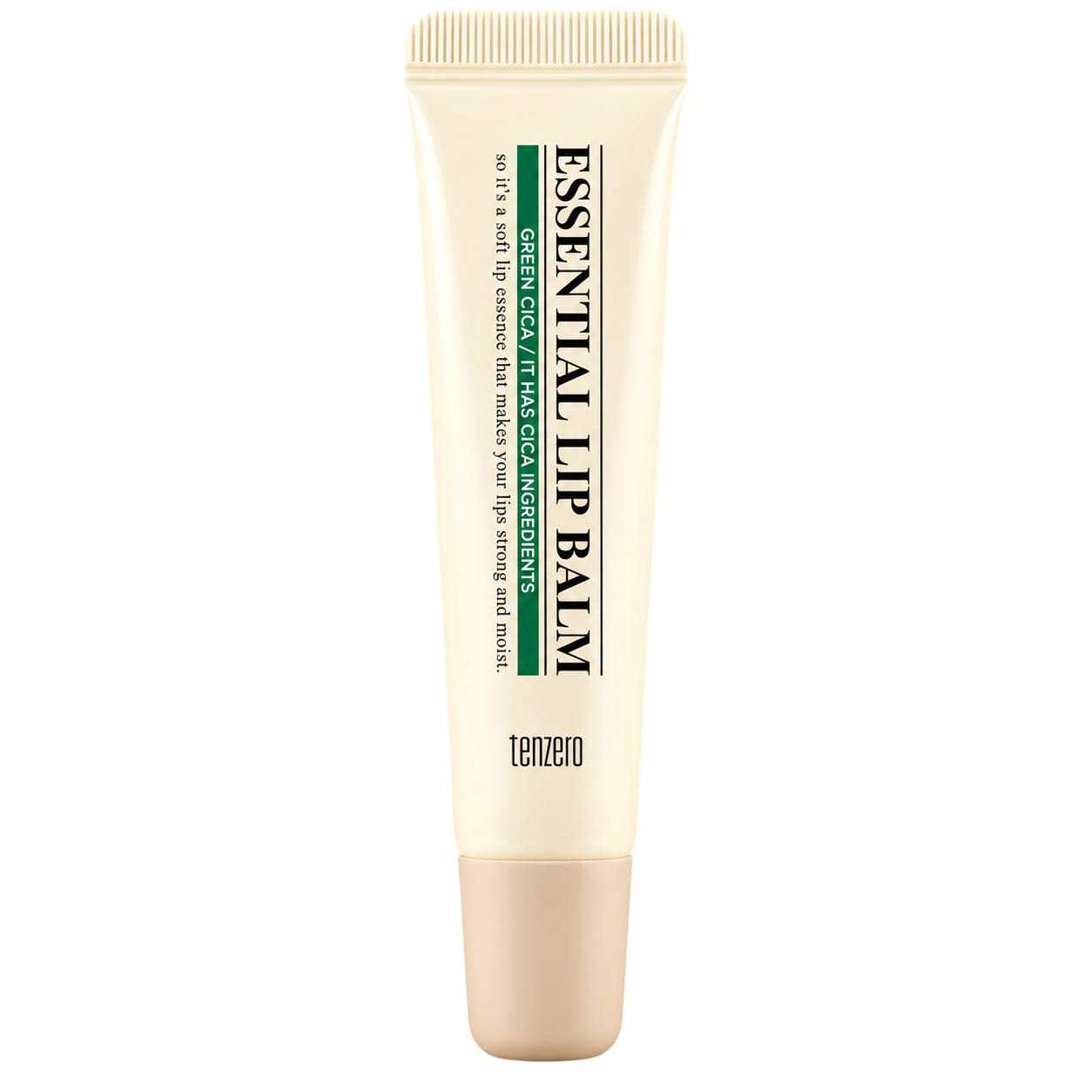 Увлажняющий, питательный бальзам для губ Tenzero Essential Lip Balm Green Cica, 9 г