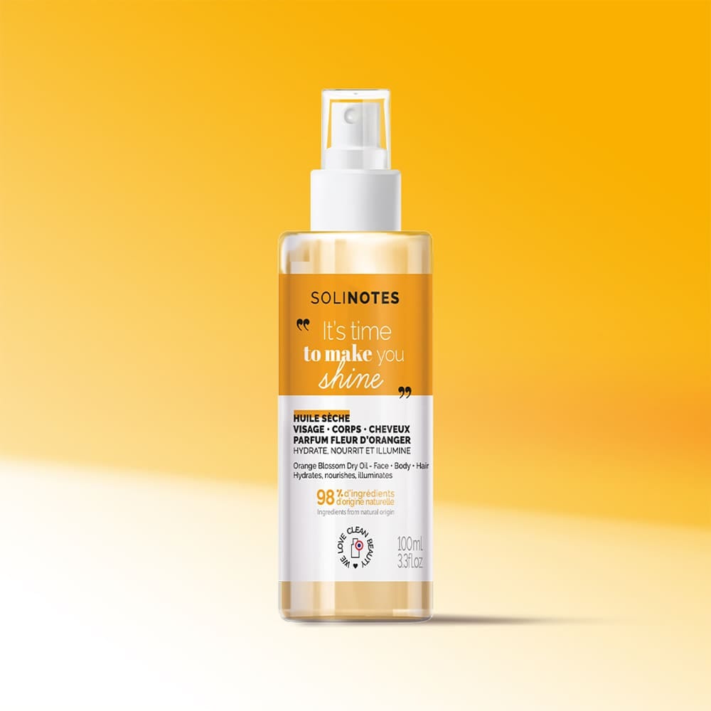 Сухое масло для лица, тела и волос с ароматом цветков апельсина Solinotes Orange Blossom Dry Oil, 100 мл - фото 2