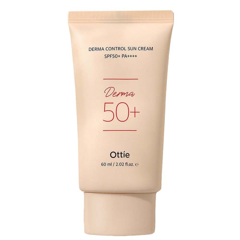 Успокаивающий солнцезащитный крем для проблемной кожи Ottie Derma Control Sun Cream SPF50+PA++++, 60 мл