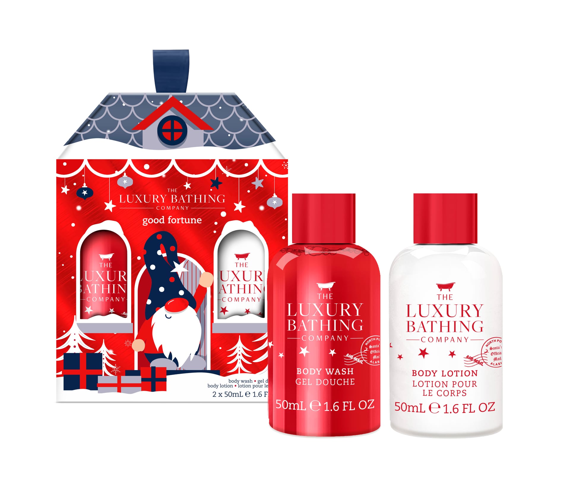 Косметический набор Good Fortune(Гель для душа Body Wash 50мл+Лосьон для тела Body Lotion 50 мл)