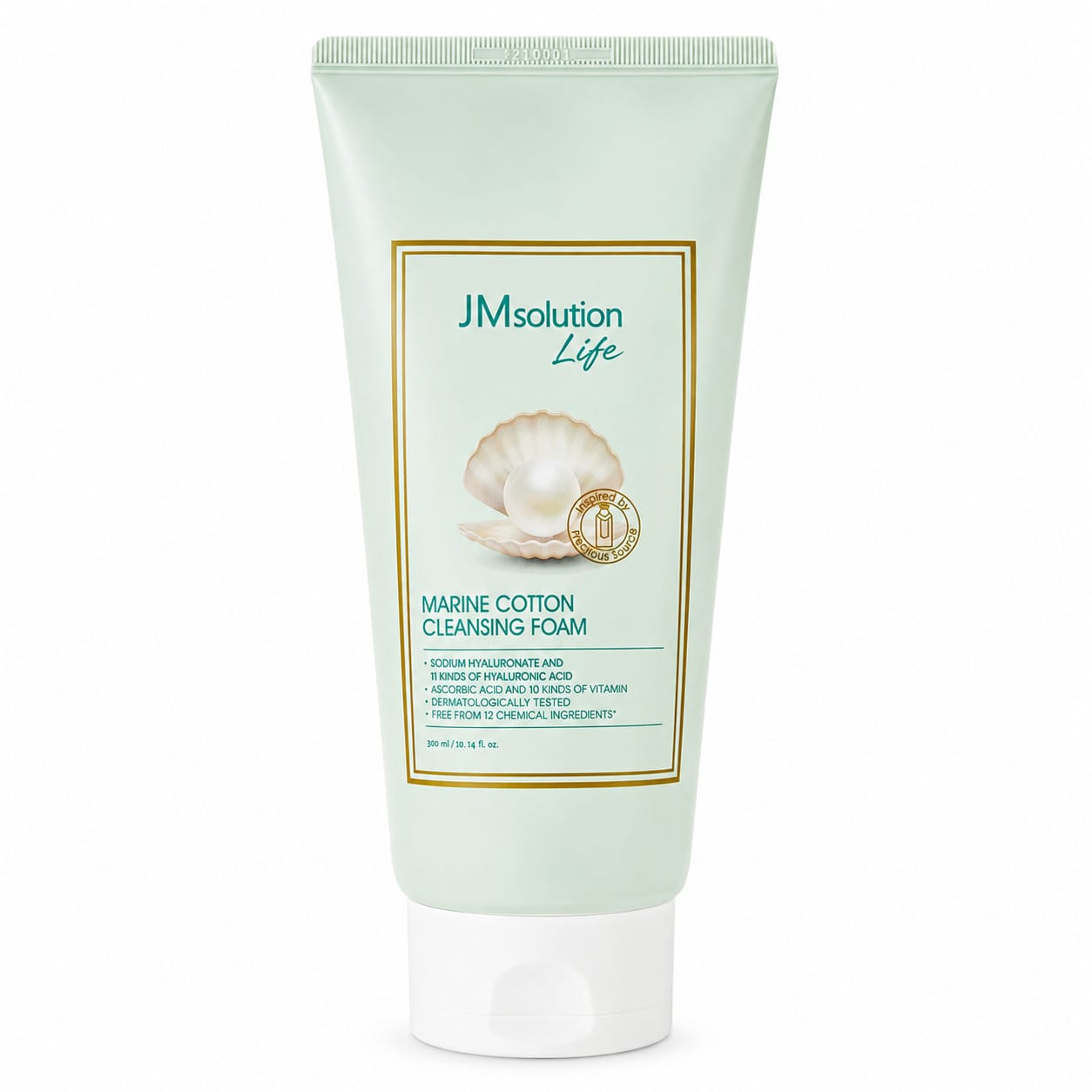 Очищающая пенка для лица JMsolution Life Cotton Cleansing Foam, 300 мл