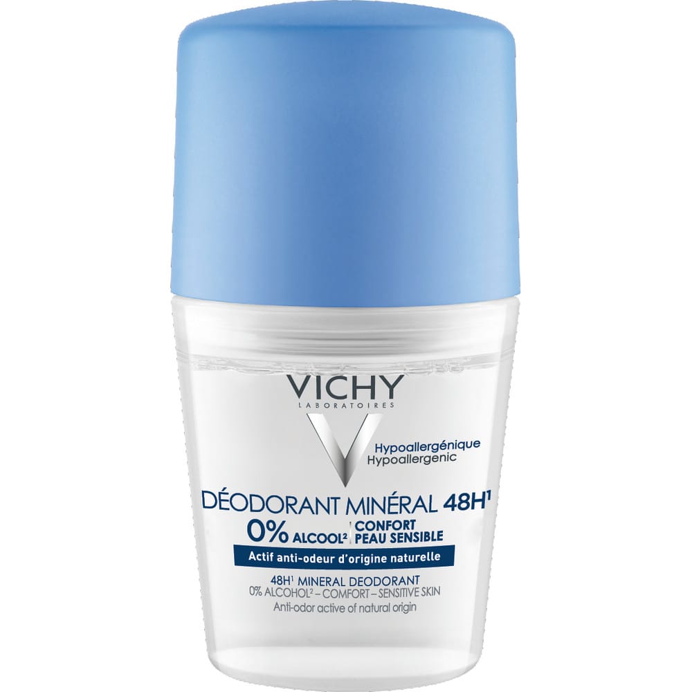 Минеральный дезодорант без солей алюминия Vichy 48 часов свежести, 50 мл