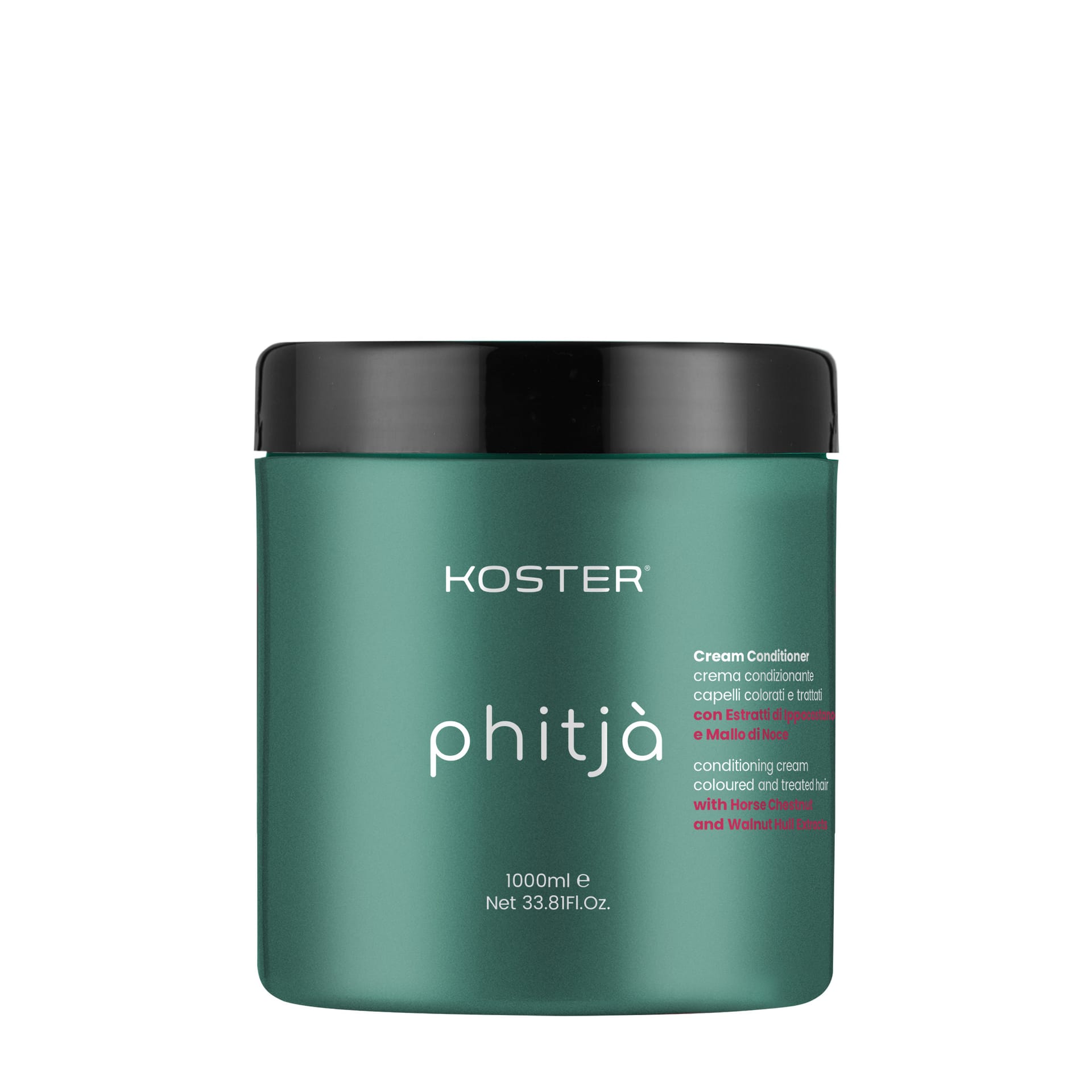 Кондиционирующий крем для для окрашенных и обработанных волос phitja' Cream Conditioner, 1000 мл