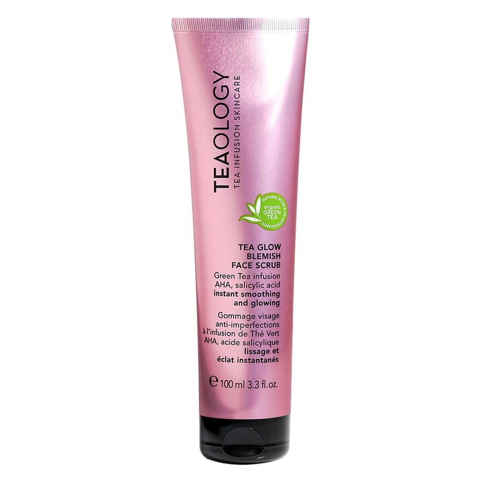 Скраб для лица с настоем зеленого чая, AHA кислотами и салициловой кислотой Tea Glow Blemish Face Scrub