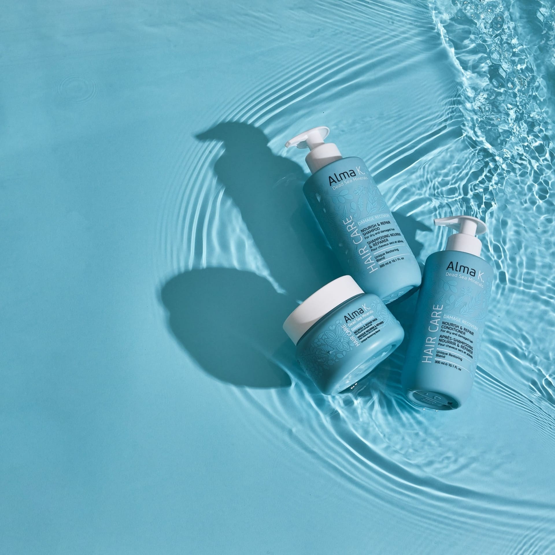 Питательный, восстанавливающий шампунь для сухих и поврежденных волос с минералами мёртвого моря Hair Care/Nourish & Repair Shampoo For Dry And Damaged Hair, 300 мл - фото 3