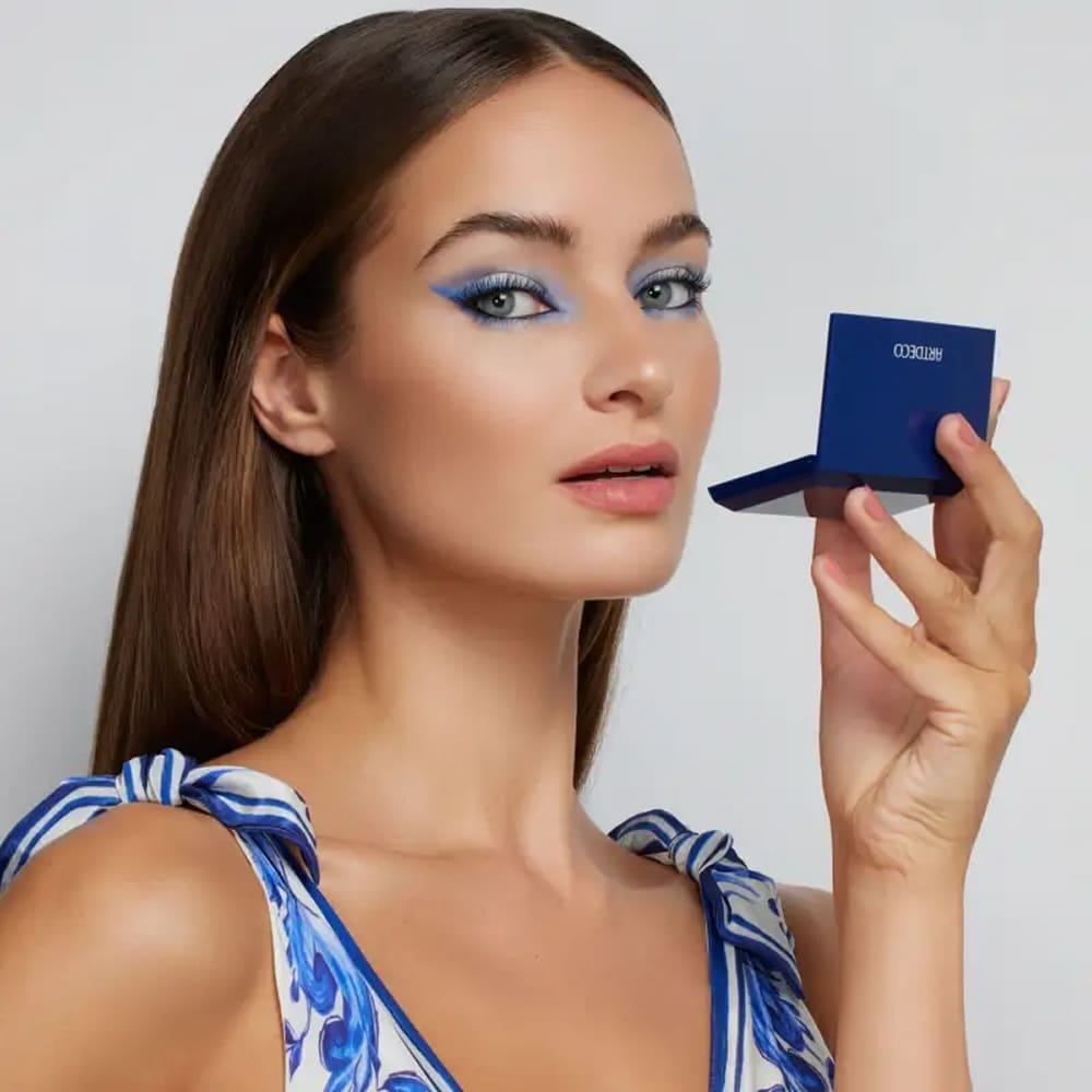 Футляр для теней и румян Beauty Box Quattro Ocean Blue - фото 4