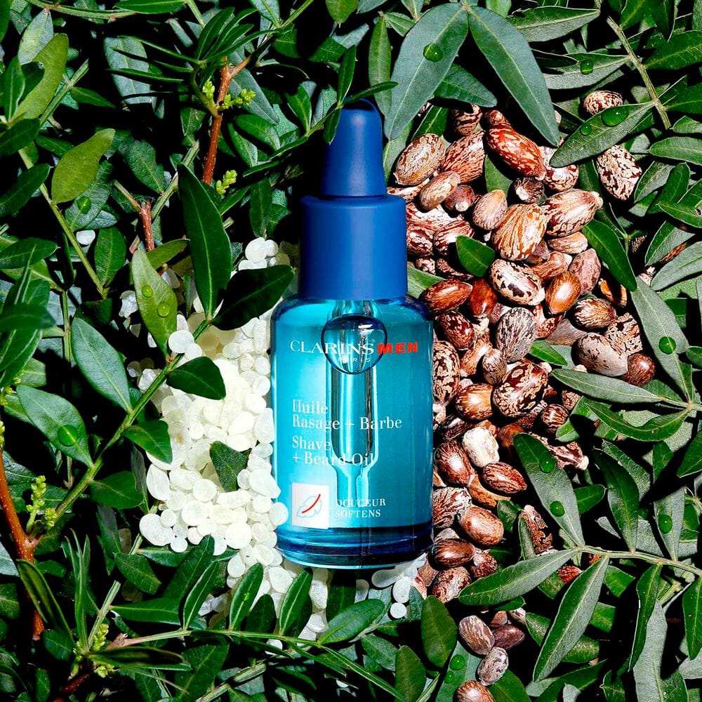 Смягчающее мужское масло для бритья и ухода за бородой Clarins Men Shave + Beard Oil, 30 мл - фото 5