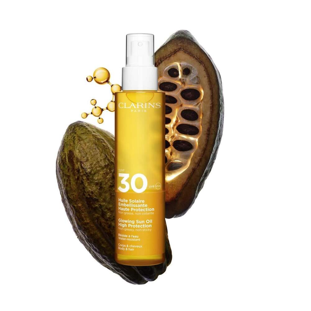 Солнцезащитное масло для тела и волос SPF 30 Glowing Sun Oil High Protection, 150 мл - фото 3