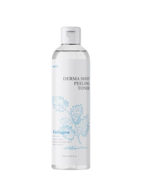 Очищающий тонер для лица с коллагеном Derma Shot Peeling Toner Collagen, 250 мл