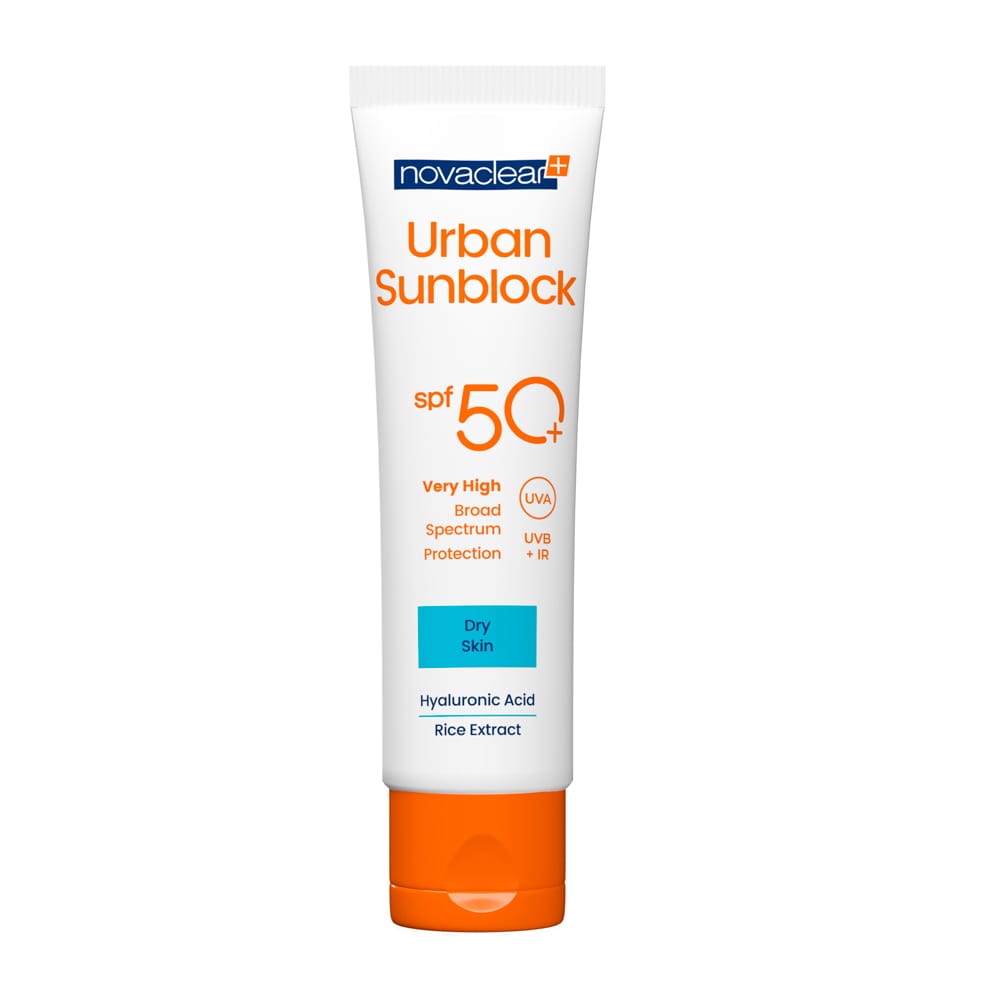 NOVACLEAR Urban Sunblock Крем защитный для сухой кожи SPF50+, 40 мл