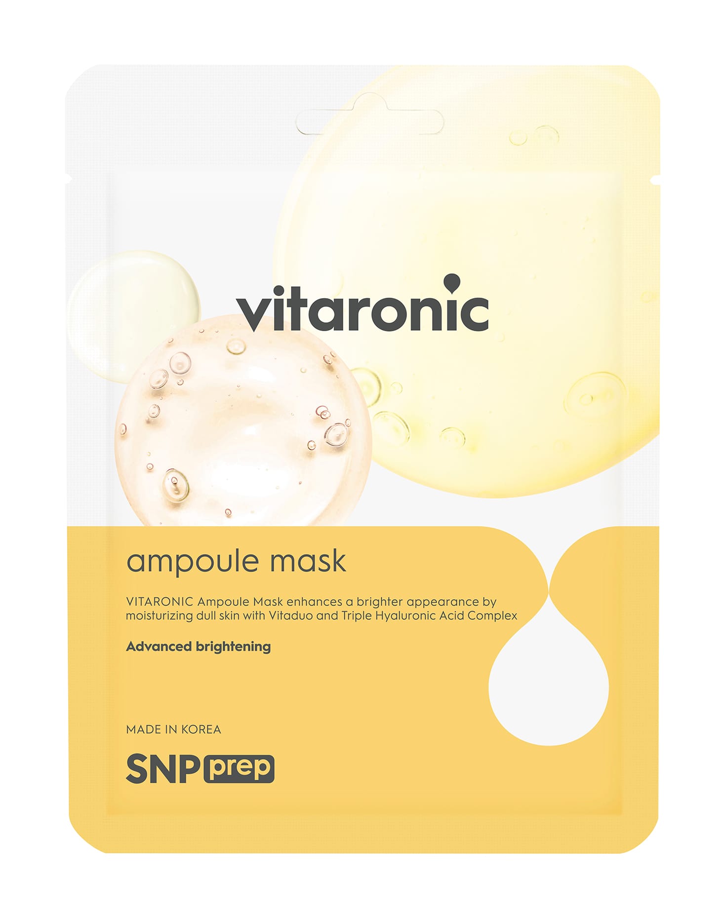 Prep Vitaronic Ampoule Mask Маска тканевая для лица для сияния кожи, 25 мл