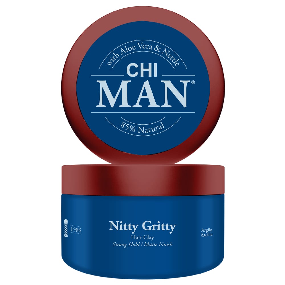 CHI MAN Nitty Gritty Clay Матовая  глина для волос сильной фиксации, 85 гр