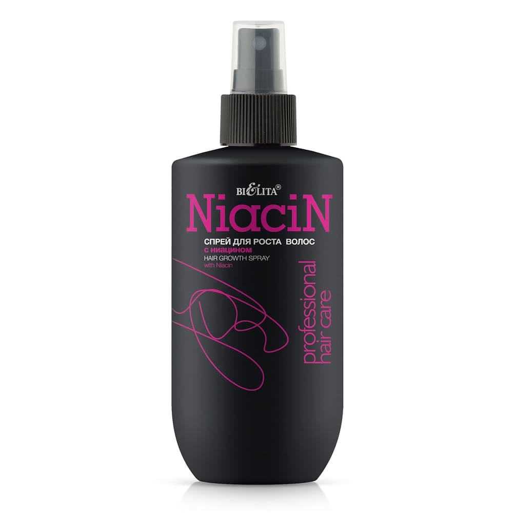 Niacin Спрей для роста волос с ниацином Professional HAIR CARE, 240 мл.