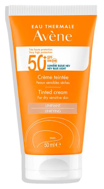 Крем солнцезащитный тонирующий Avene SPF50+ 50 мл