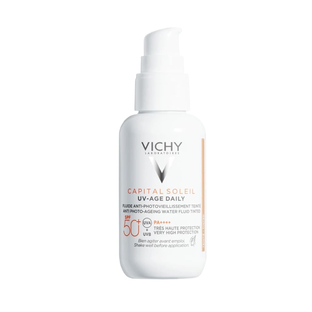 Флюид с тонирующим пигментом Vichy Capital Soleil UV-Age Daily SPF50+, 40мл