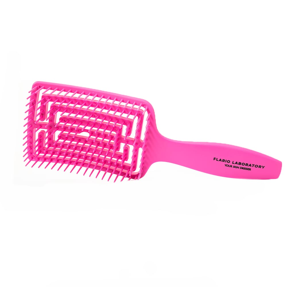 Расческа для волос Flario Laboratory Pink Hairbrush 2379 TPEE Flexible Brush