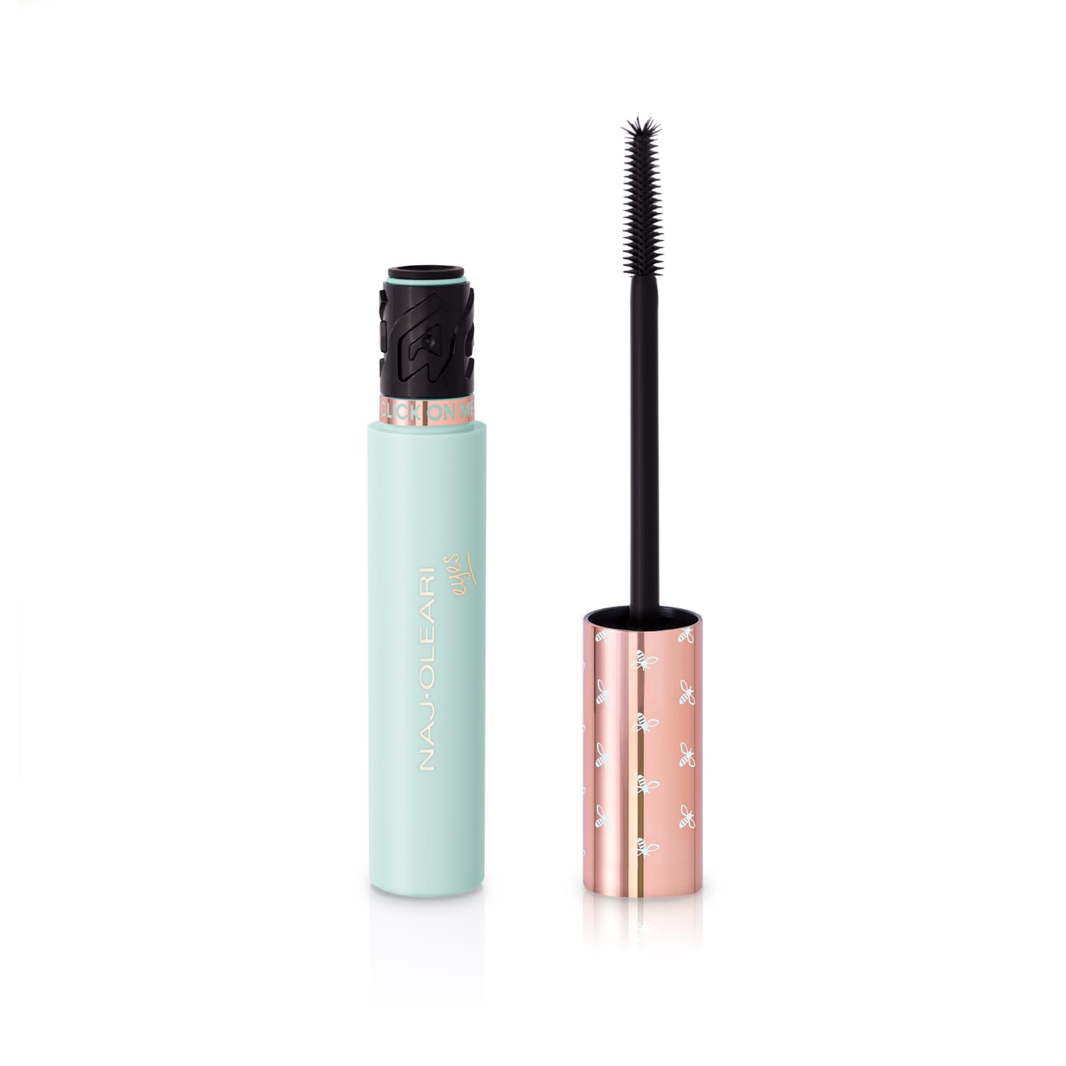 Тушь для ресниц водостойкая с эффектом объема и четких ресниц Naj-Oleari Click On Me Waterproof Mascara, тон Nero, 11,7 мл