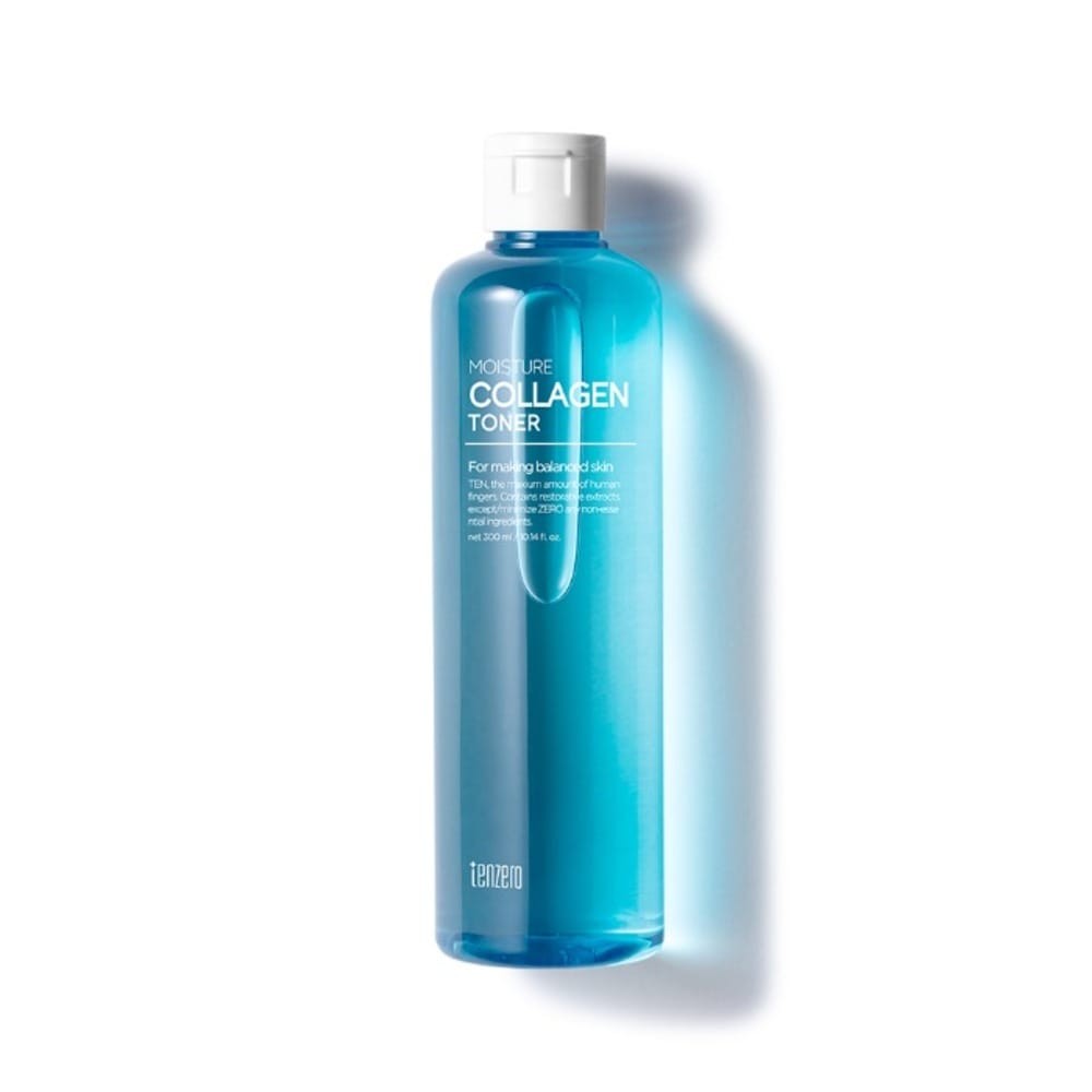 Увлажняющий, укрепляющий тонер для лица Tenzero Moisture Collagen Toner, 300 мл
