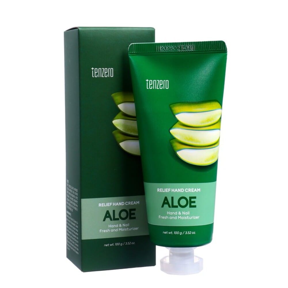 Крем для рук и ногтей увлажняющий Tenzero Relief Hand Cream Aloe, 100 г - фото 3