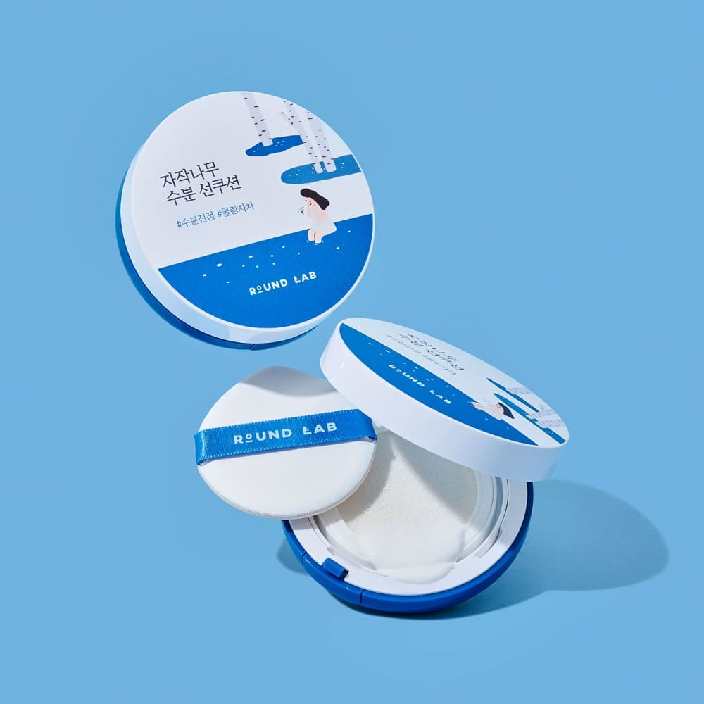 Увлажняющий солнцезащитный крем-кушон для лица SPF 50+ PA++++ Birch Juice Moisturizing Sun Cushion, 15 г - фото 2